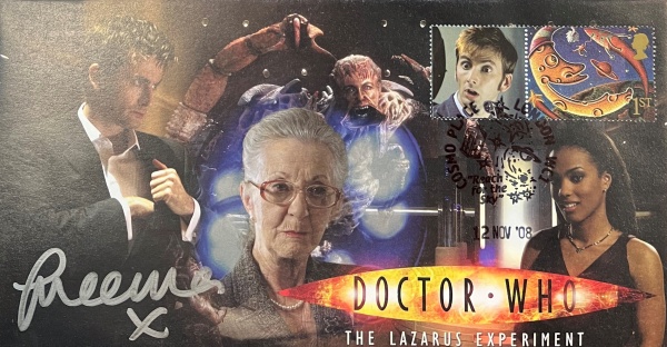 Doctor Who 2007 Series 3 Episode 6 Series The Lazarus Experiment Collectible Stamp Cover Signed by FREEMA AGYEMAN